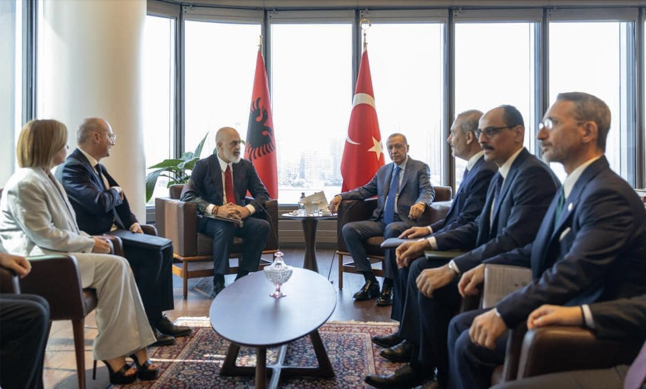 Rama meets Erdogan in NY to discuss bilateral and regional issues